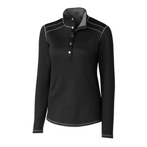 NWT Cutter & Buck Black Womens Evergreen Reversible Overknit